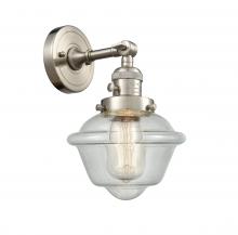 Innovations Lighting 203SW-SN-G534 - Oxford - 1 Light - 8 inch - Brushed Satin Nickel - Sconce