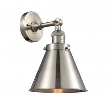 Innovations Lighting 203SW-SN-M13-SN - Appalachian - 1 Light - 8 inch - Brushed Satin Nickel - Sconce