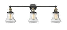  205-BAB-G194 - Bellmont - 3 Light - 30 inch - Black Antique Brass - Bath Vanity Light