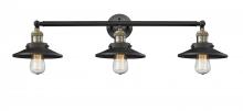 Innovations Lighting 205-BAB-S-M6 - Railroad 3 Light Bath Vanity Light