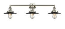 Innovations Lighting 205-SN-M6 - Railroad - 3 Light - 32 inch - Brushed Satin Nickel - Bath Vanity Light