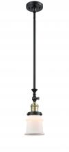 Innovations Lighting 206-BAB-G181S - Canton - 1 Light - 5 inch - Black Antique Brass - Stem Hung - Mini Pendant