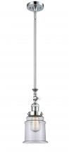  206-PC-G182 - Canton - 1 Light - 6 inch - Polished Chrome - Stem Hung - Mini Pendant