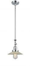  206-PC-G2 - Halophane - 1 Light - 9 inch - Polished Chrome - Stem Hung - Mini Pendant