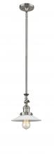 Innovations Lighting 206-SN-G1 - Halophane - 1 Light - 9 inch - Brushed Satin Nickel - Stem Hung - Mini Pendant