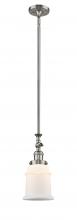 Innovations Lighting 206-SN-G181 - Canton - 1 Light - 6 inch - Brushed Satin Nickel - Stem Hung - Mini Pendant