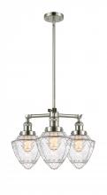 Innovations Lighting 207-PN-G664-7-LED - Bullet - 3 Light - 20 inch - Polished Nickel - Stem Hung - Chandelier