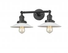  208-OB-G1 - Halophane - 2 Light - 18 inch - Oil Rubbed Bronze - Bath Vanity Light