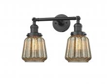 Innovations Lighting 208-OB-G146 - Chatham - 2 Light - 16 inch - Oil Rubbed Bronze - Bath Vanity Light