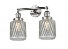 Innovations Lighting 208-PN-G262-LED - Stanton - 2 Light - 16 inch - Polished Nickel - Bath Vanity Light