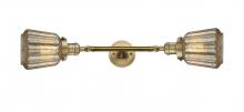 Innovations Lighting 208L-BB-G146 - Chatham - 2 Light - 7 inch - Brushed Brass - Bath Vanity Light