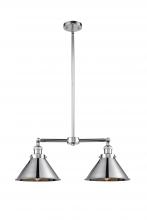 Innovations Lighting 209-PC-M10-PC - Briarcliff - 2 Light - 21 inch - Polished Chrome - Stem Hung - Island Light