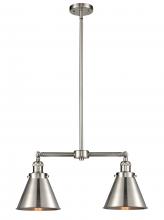 Innovations Lighting 209-SN-M13-SN - Appalachian - 2 Light - 23 inch - Brushed Satin Nickel - Stem Hung - Island Light