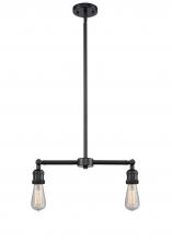  209-OB - Bare Bulb - 2 Light - 8 inch - Oil Rubbed Bronze - Stem Hung - Island Light