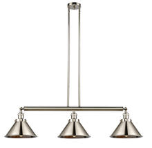  213-PN-M10-PN - Briarcliff - 3 Light - 43 inch - Polished Nickel - Stem Hung - Island Light