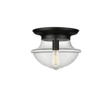 Innovations Lighting 221-1F-BK-G542 - Oxford - 1 Light - 14 inch - Matte Black - Flush Mount