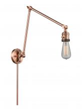  238-AC - Bare Bulb - 1 Light - 5 inch - Antique Copper - Swing Arm