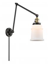  238-BAB-G181 - Canton - 1 Light - 6 inch - Black Antique Brass - Swing Arm