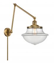 Innovations Lighting 238-BB-G542 - Oxford - 1 Light - 12 inch - Brushed Brass - Swing Arm