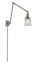 Innovations Lighting 238-SN-G184S - Canton - 1 Light - 8 inch - Brushed Satin Nickel - Swing Arm