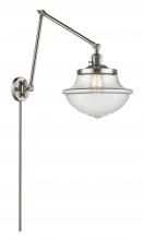 Innovations Lighting 238-SN-G542 - Oxford - 1 Light - 12 inch - Brushed Satin Nickel - Swing Arm