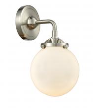 Innovations Lighting 284-1W-SN-G201-6 - Beacon - 1 Light - 6 inch - Brushed Satin Nickel - Sconce