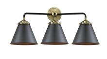  284-3W-BAB-M13-BK - Appalachian - 3 Light - 26 inch - Black Antique Brass - Bath Vanity Light