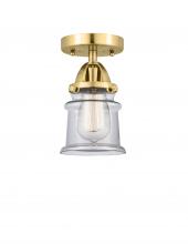 Innovations Lighting 288-1C-SG-G182S - Canton - 1 Light - 5 inch - Satin Gold - Semi-Flush Mount