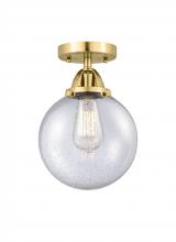 Innovations Lighting 288-1C-SG-G204-8 - Beacon - 1 Light - 8 inch - Satin Gold - Semi-Flush Mount