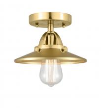 Innovations Lighting 288-1C-SG-M4-SG - Railroad - 1 Light - 8 inch - Satin Gold - Semi-Flush Mount