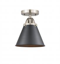 Innovations Lighting 288-1C-SN-M13-BK - Appalachian - 1 Light - 8 inch - Brushed Satin Nickel - Semi-Flush Mount