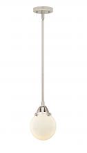 Innovations Lighting 288-1S-PN-G201-6 - Beacon - 1 Light - 6 inch - Polished Nickel - Cord hung - Mini Pendant