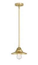 Innovations Lighting 288-1S-SG-M4-SG - Railroad - 1 Light - 8 inch - Satin Gold - Cord hung - Mini Pendant