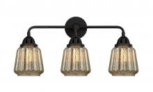 Innovations Lighting 288-3W-BK-G146-LED - Chatham - 3 Light - 24 inch - Matte Black - Bath Vanity Light