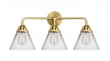 Innovations Lighting 288-3W-SG-G42 - Cone - 3 Light - 26 inch - Satin Gold - Bath Vanity Light