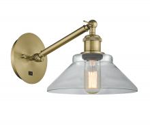  317-1W-AB-G132 - Orwell - 1 Light - 8 inch - Antique Brass - Sconce