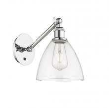 Innovations Lighting 317-1W-PC-GBD-752 - Bristol - 1 Light - 8 inch - Polished Chrome - Sconce