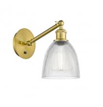 Innovations Lighting 317-1W-SG-G382 - Castile - 1 Light - 6 inch - Satin Gold - Sconce