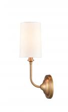  372-1W-BB-S1 - Giselle - 1 Light - 5 inch - Brushed Brass - Sconce