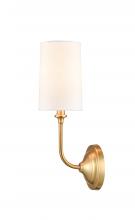 Innovations Lighting 372-1W-SG-S1 - Giselle - 1 Light - 5 inch - Satin Gold - Sconce