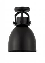 Innovations Lighting 410-1F-BK-M412-8BK - Newton Sphere - 1 Light - 8 inch - Matte Black - Flush Mount