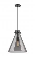 Innovations Lighting 410-1PL-BK-G411-14SM - Newton Cone - 1 Light - 14 inch - Matte Black - Cord hung - Pendant