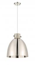 Innovations Lighting 410-1PL-PN-M412-14PN - Newton Sphere - 1 Light - 14 inch - Polished Nickel - Cord hung - Pendant