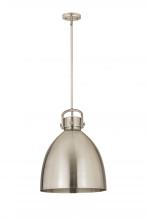 Innovations Lighting 410-1SL-SN-M412-16SN - Newton Sphere - 1 Light - 16 inch - Satin Nickel - Pendant