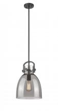 Innovations Lighting 410-1SM-BK-G412-10SM - Newton Bell - 1 Light - 10 inch - Matte Black - Mini Pendant