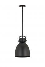 Innovations Lighting 410-1SM-BK-M412-10BK - Newton Sphere - 1 Light - 10 inch - Matte Black - Mini Pendant