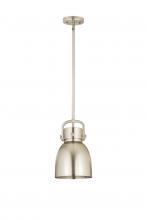 Innovations Lighting 410-1SS-SN-M412-8SN - Newton Sphere - 1 Light - 8 inch - Satin Nickel - Mini Pendant