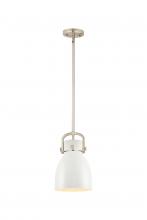 Innovations Lighting 410-1SS-SN-M412-8W - Newton Sphere - 1 Light - 8 inch - Satin Nickel - Mini Pendant