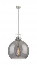 Innovations Lighting 411-1SL-SN-G410-18SM - Newton Sphere - 1 Light - 18 inch - Satin Nickel - Pendant