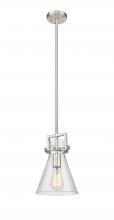 Innovations Lighting 411-1SS-SN-G411-8SDY - Newton Cone - 1 Light - 8 inch - Satin Nickel - Mini Pendant